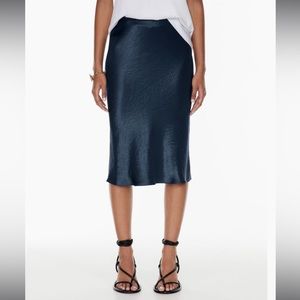 Aritzia Babaton Slip Midi Skirt